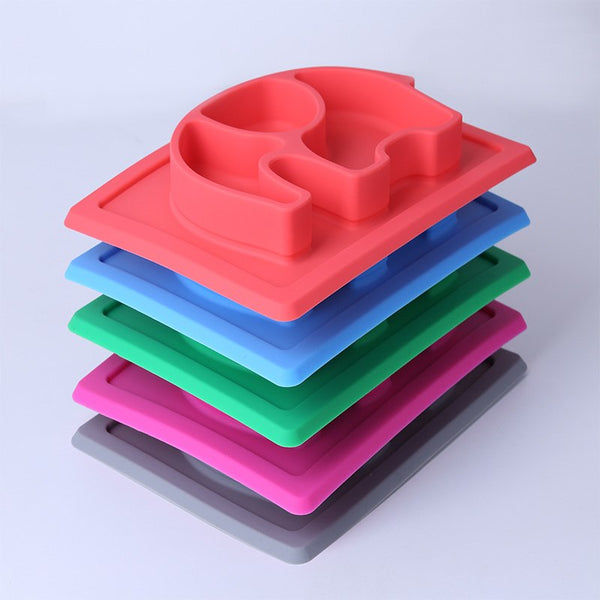 kids silicone plate, kids suction plate, kids no mess plate, kids plate, toddler plate, baby plate