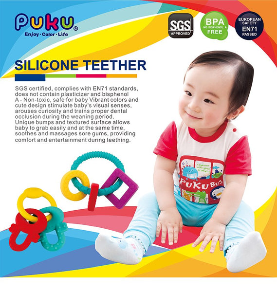 Puku Silicone Baby Teether