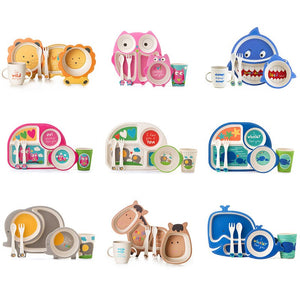 kids bamboo plate, kids bamboo dinnerware set, baby bamboo plate, kids dinnerware set, baby dinnerware set, bamboo dinnerware