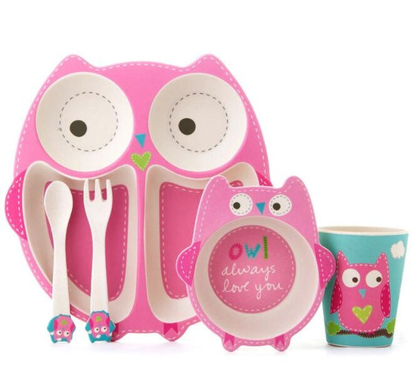 kids bamboo plate, kids bamboo dinnerware set, baby bamboo plate, kids dinnerware set, baby dinnerware set, bamboo dinnerware