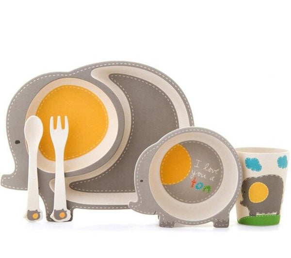kids bamboo plate, kids bamboo dinnerware set, baby bamboo plate, kids dinnerware set, baby dinnerware set, bamboo dinnerware