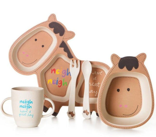 kids bamboo plate, kids bamboo dinnerware set, baby bamboo plate, kids dinnerware set, baby dinnerware set, bamboo dinnerware