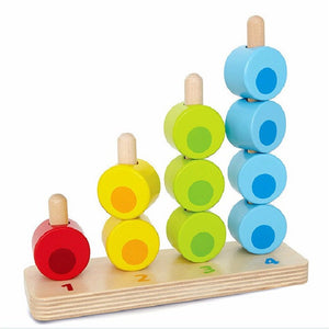 stacking toy, wooden stacking toy, wooden toy, educational toy, baby stacking toy
