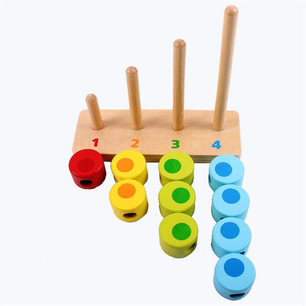 stacking toy, wooden stacking toy, wooden toy, educational toy, baby stacking toy