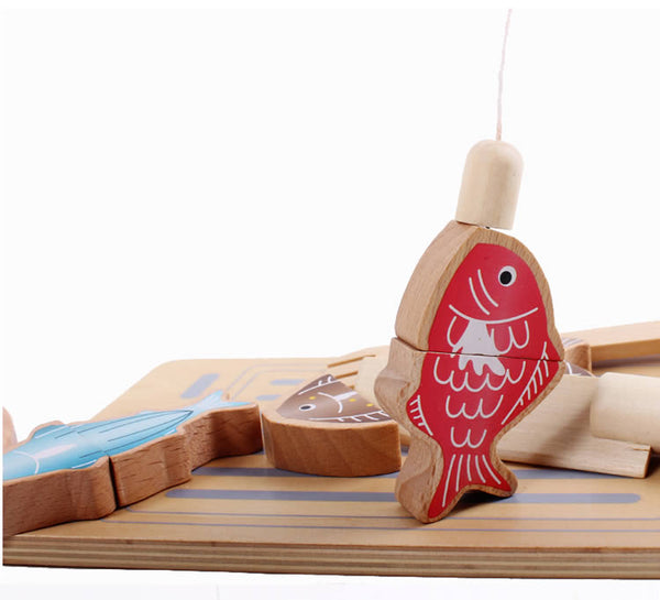 Role Play Catch the Fish Cooking Wooden Toy