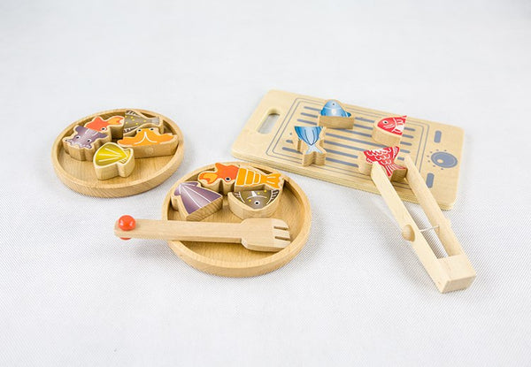 Role Play Catch the Fish Cooking Wooden Toy