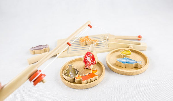 Role Play Catch the Fish Cooking Wooden Toy
