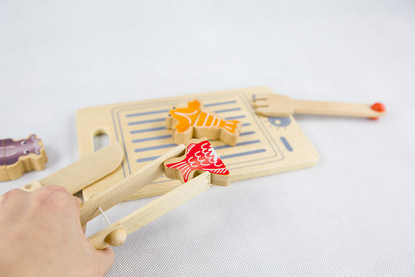 Role Play Catch the Fish Cooking Wooden Toy