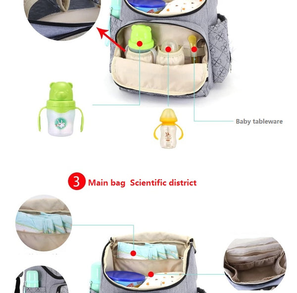 Travel Backpack Diaper Bag