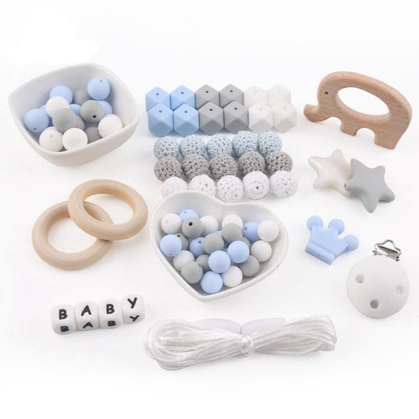 DIY Silicone Beads Teether Bracelets - Elephant