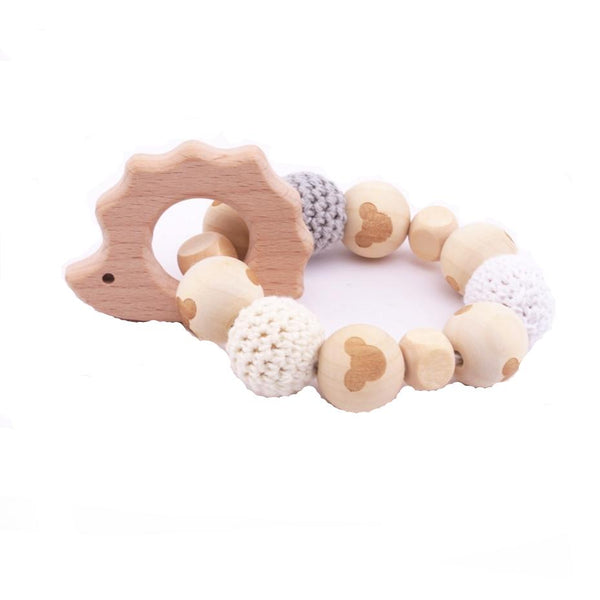 Hedgehog with Crochet Beads Rattle