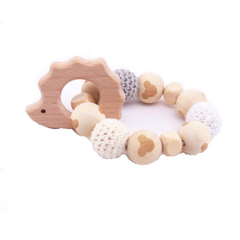 Hedgehog with Crochet Beads Rattle
