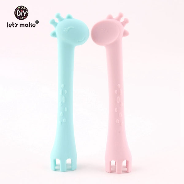 silicone baby fork, baby fork,baby utensils, silicone fork