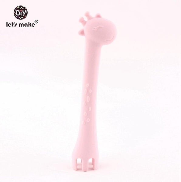 silicone baby fork, baby fork,baby utensils, silicone fork