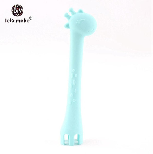 silicone baby fork, baby fork,baby utensils, silicone fork