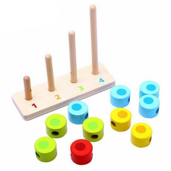 stacking toy, wooden stacking toy, wooden toy, educational toy, baby stacking toy