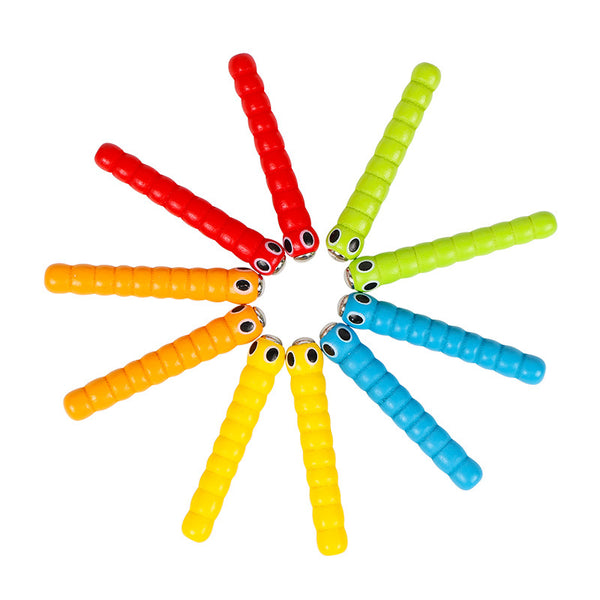 catch the worm toy, kids wooden toy, montessori toy, educational toy
