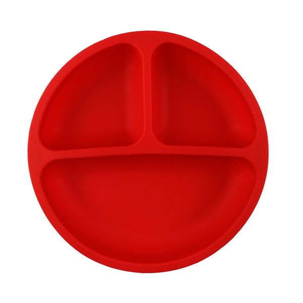 Round Silicone Baby Plate