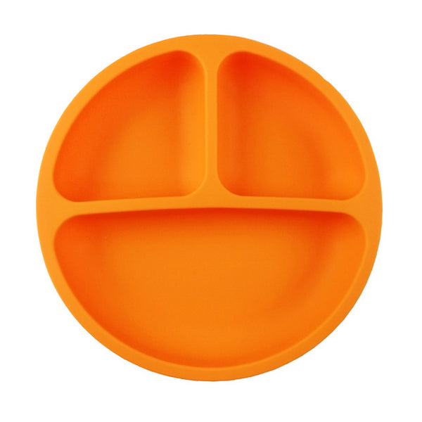 Round Silicone Baby Plate