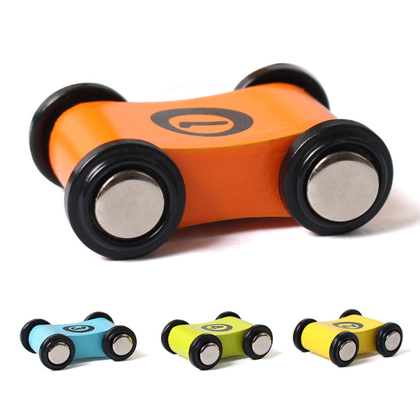 Wooden Sliding Race Car Toy